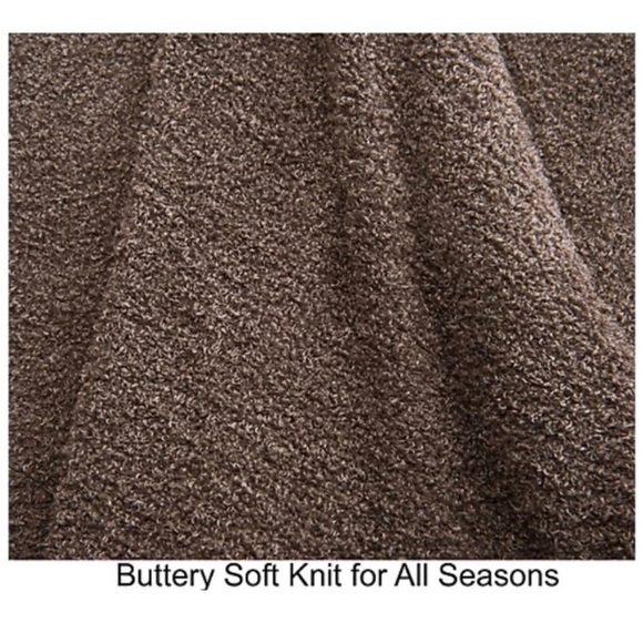 Barefoot Dreams Cocoa Draped Cardigan - Picture 9 of 11